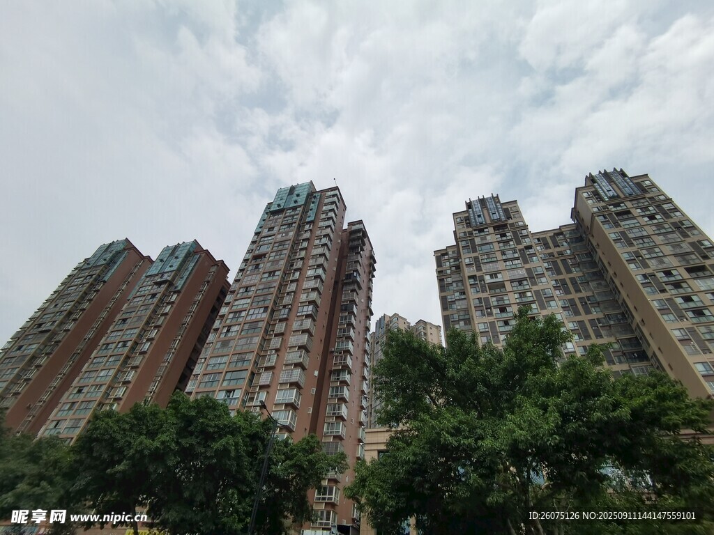 城市高樓林立景觀