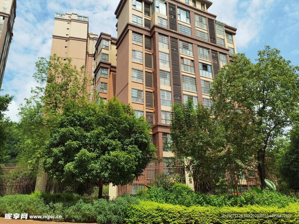 歐式風(fēng)格花園洋房景觀