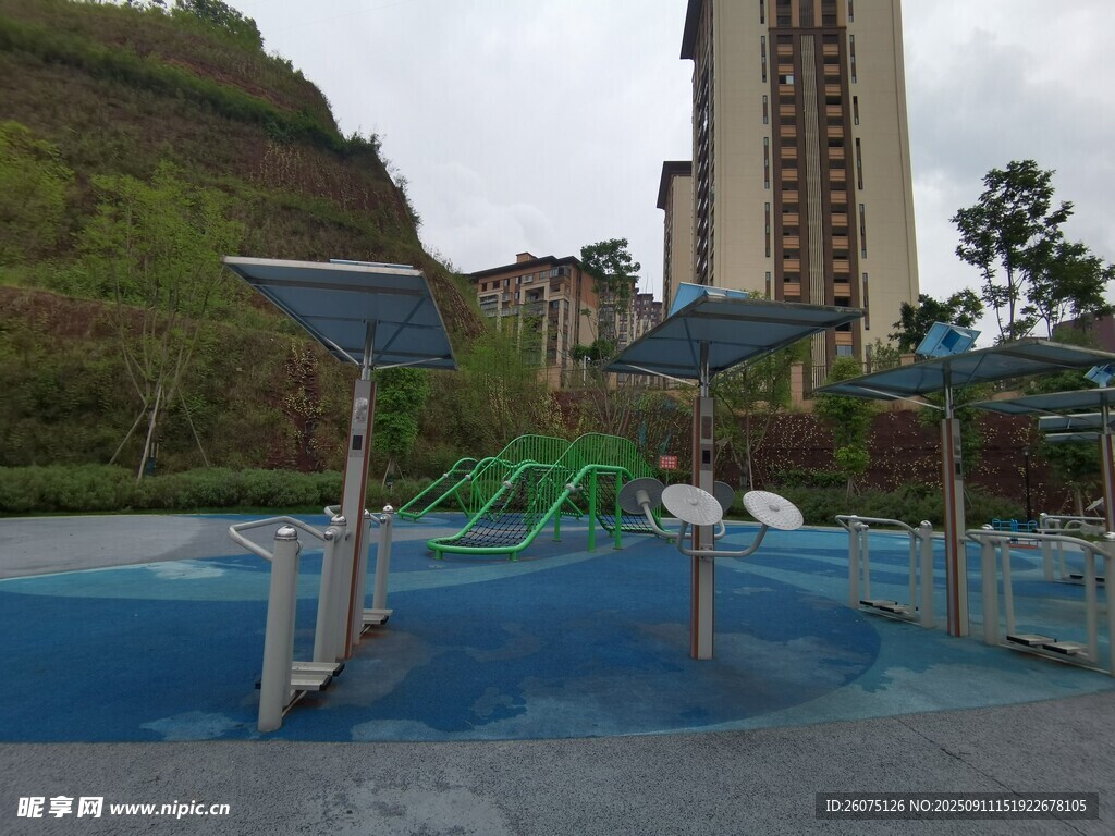 戶外兒童游樂區(qū)設(shè)施景觀