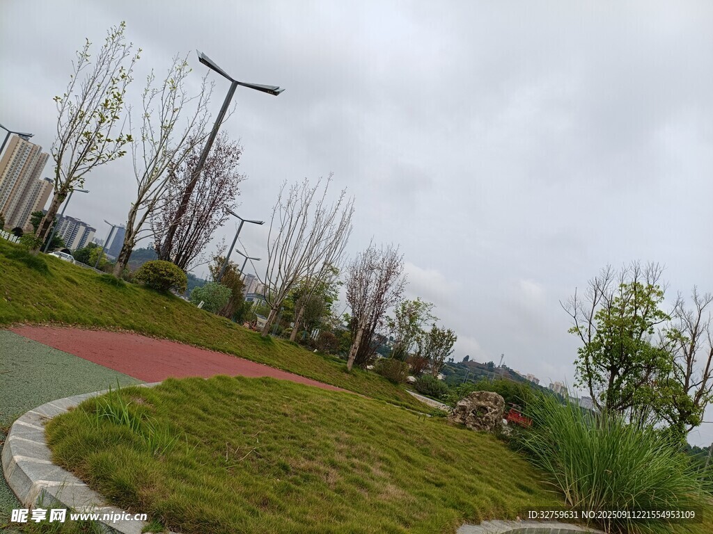 戶外公園的清新風(fēng)景