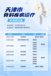 天津市骨科疾病議程單頁海報