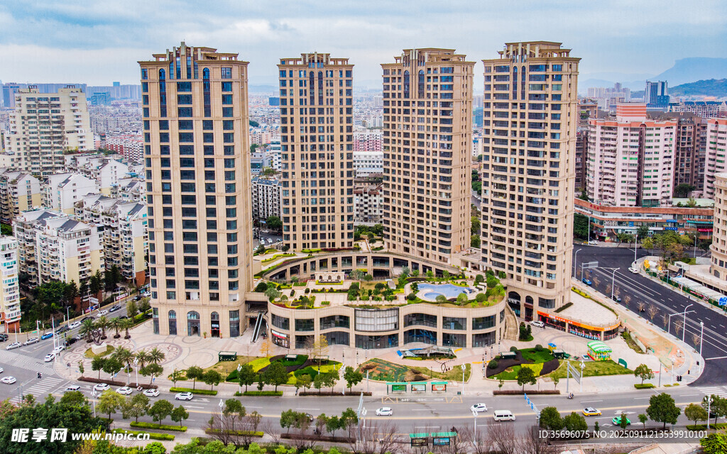 福建福州城市小區(qū)樓盤建筑