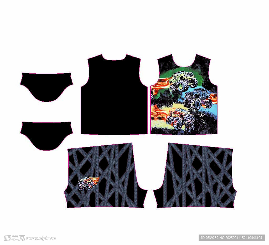 兒童時(shí)尚運(yùn)動(dòng)服飾套裝