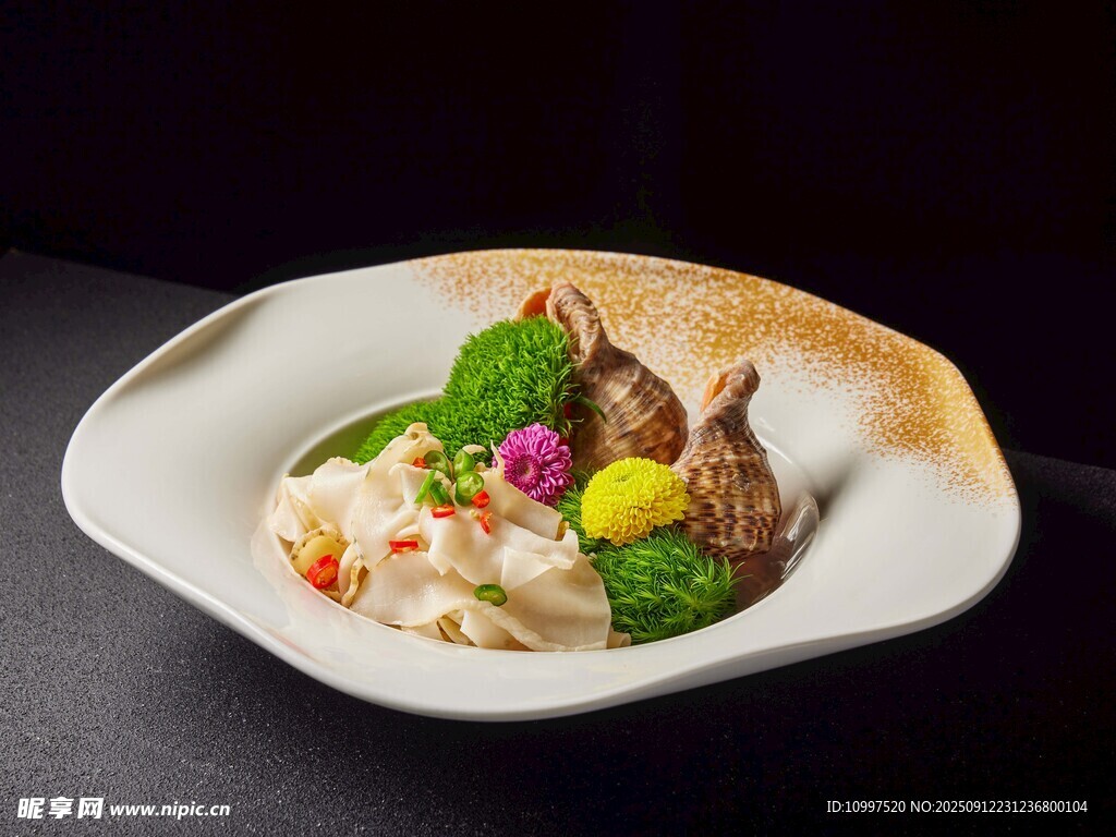 精致擺盤的美味西餐料理