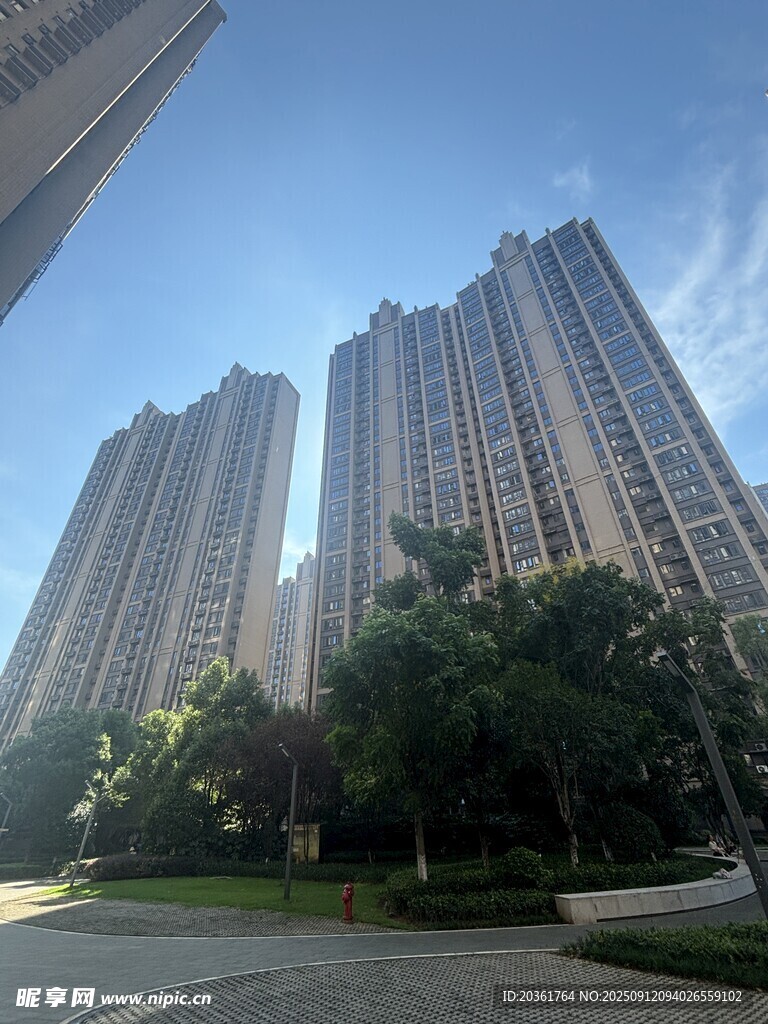 城市高層住宅景觀