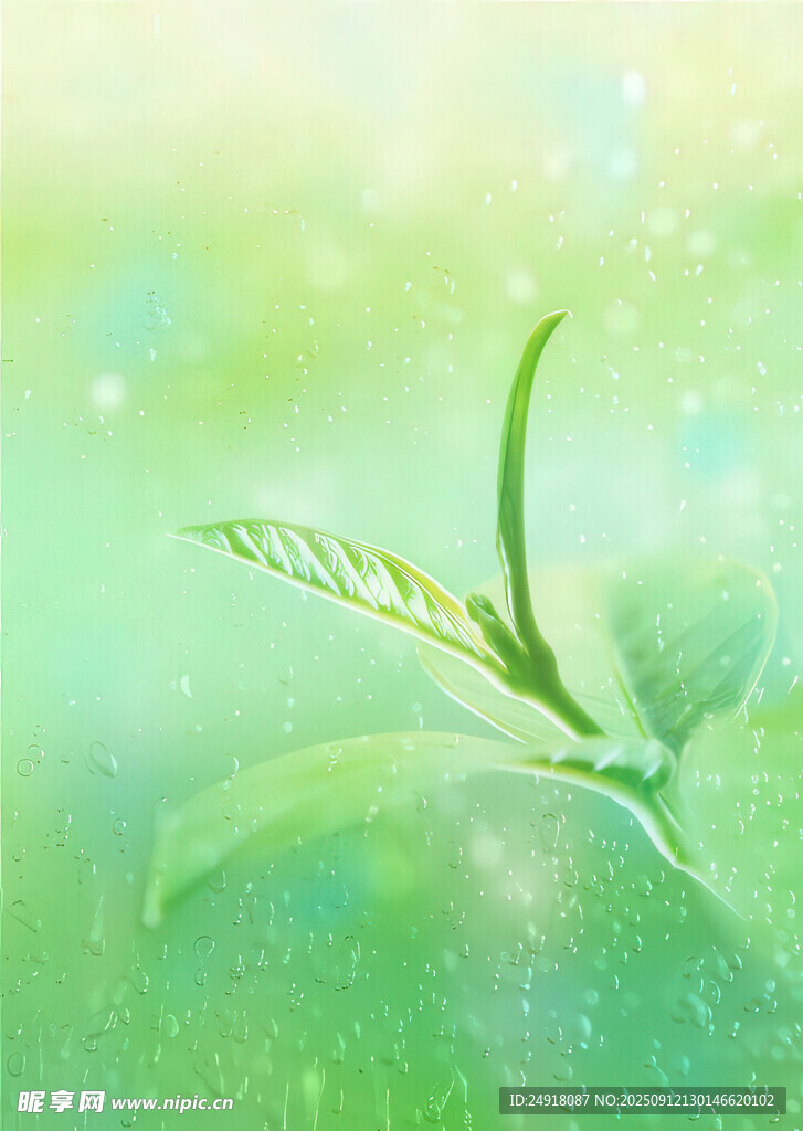 嫩綠新芽 展現(xiàn)生命活力