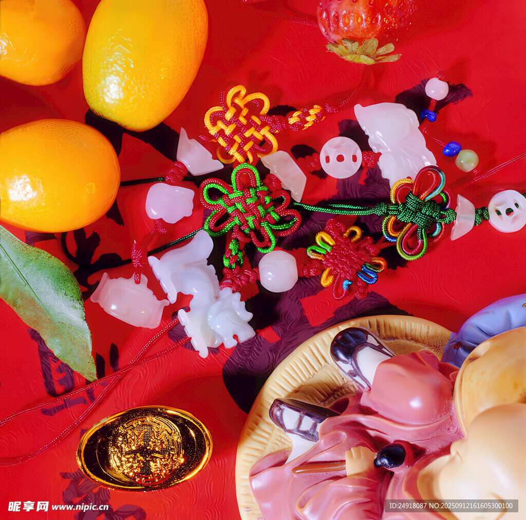 喜慶春節(jié)年貨與裝飾擺件