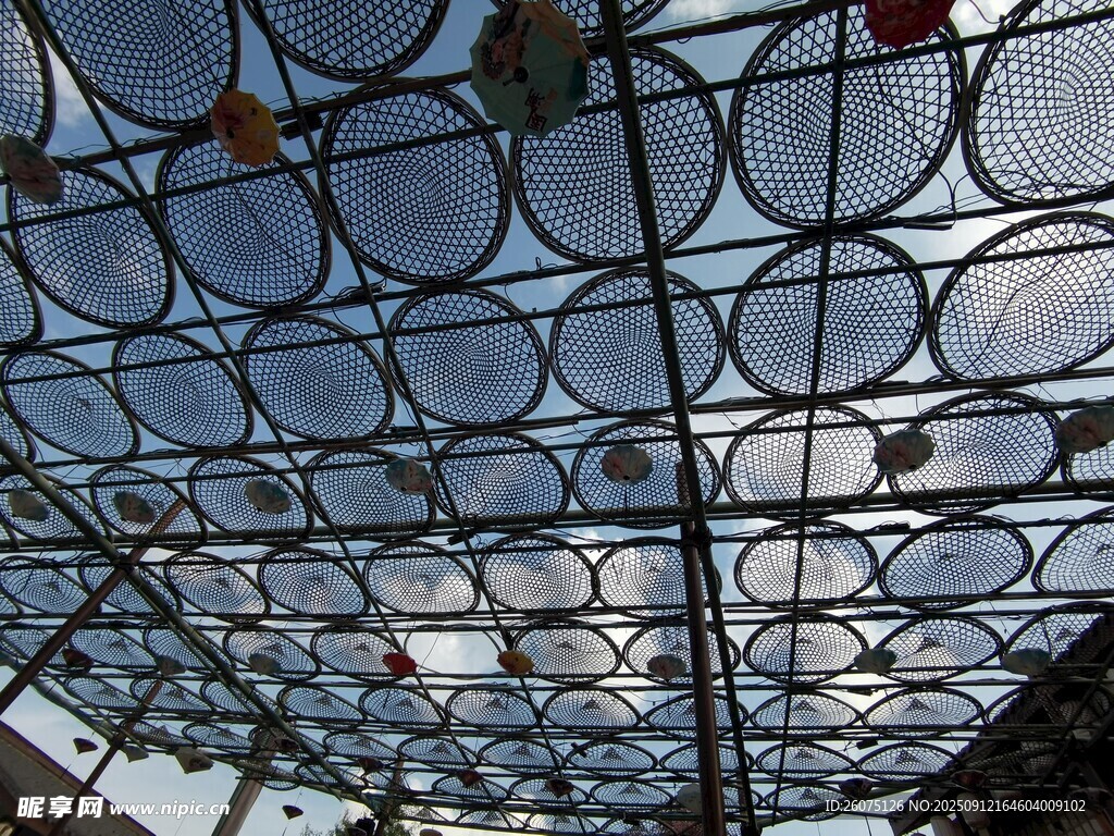 玻璃穹頂建筑內(nèi)部景觀