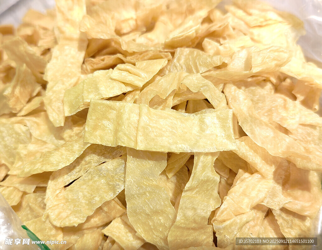 美味香脆的油炸豆皮