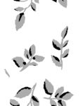 黑白樹葉圖案設(shè)計素材