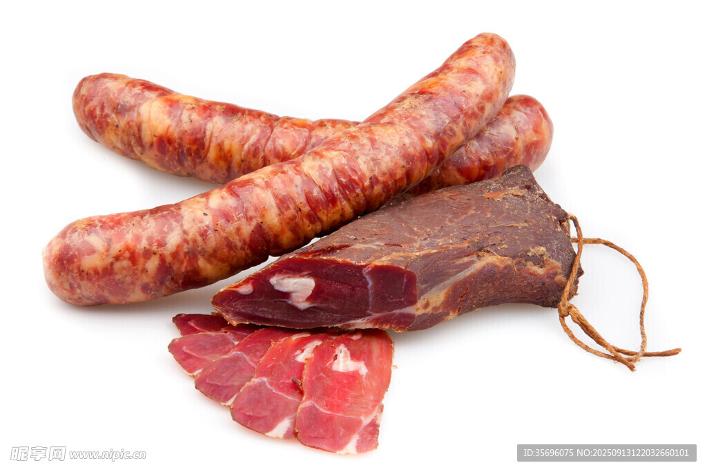 美味多樣的肉制品組合