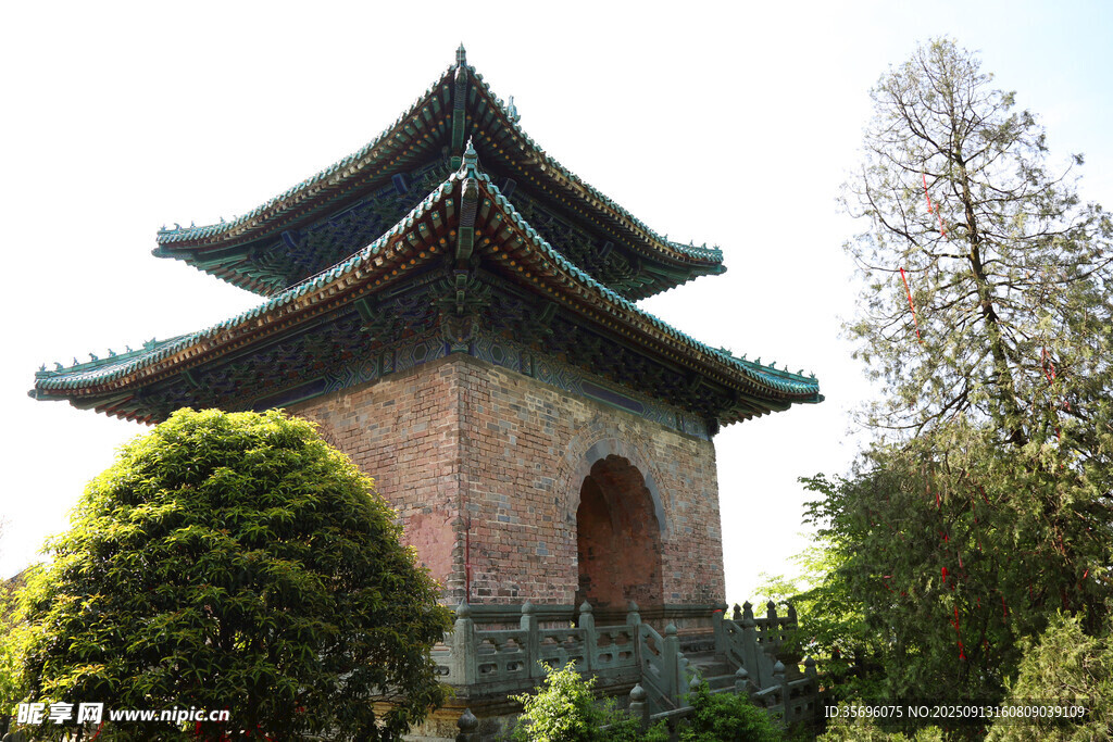 中式古建筑塔樓景觀