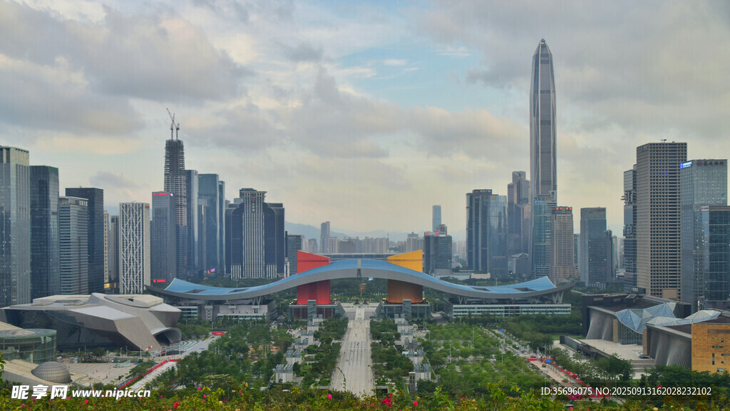 深圳城市天際線繁華景觀