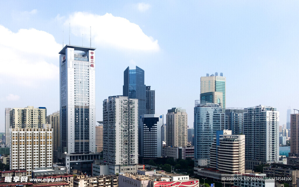 現(xiàn)代都市高樓林立景觀