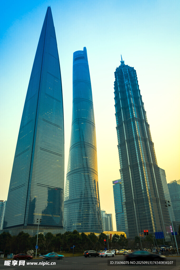 上海摩天大樓城市景觀