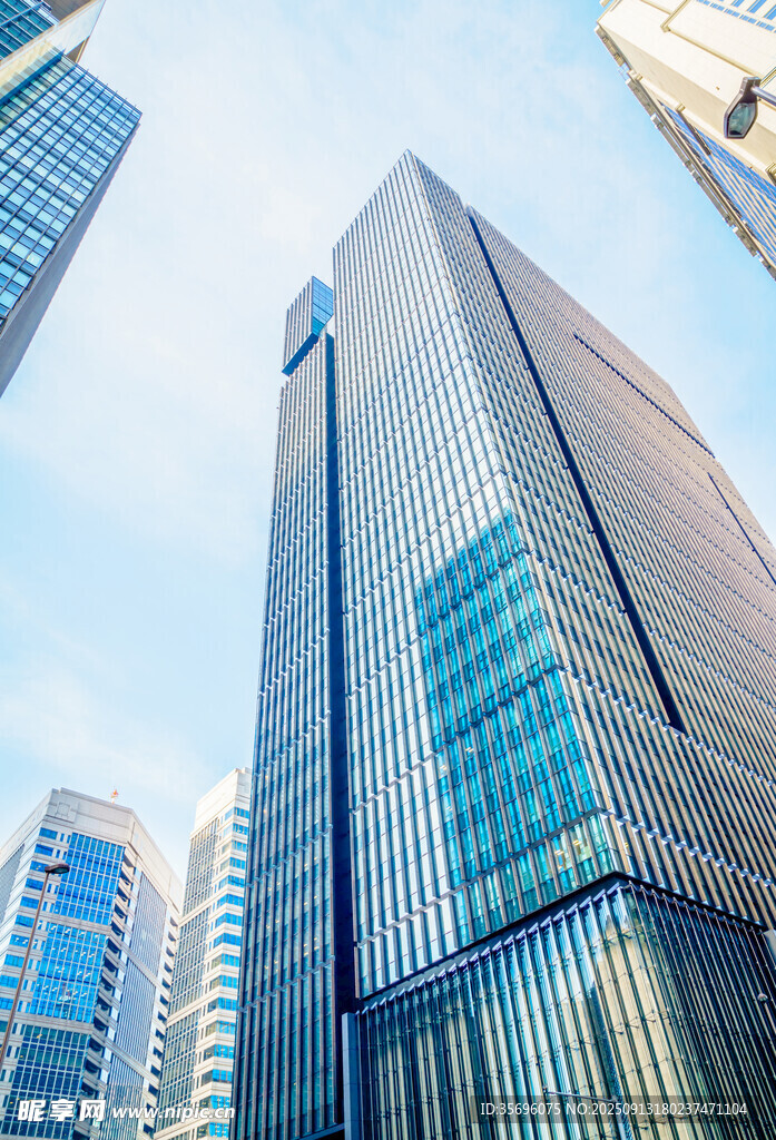 都市摩天大樓建筑群