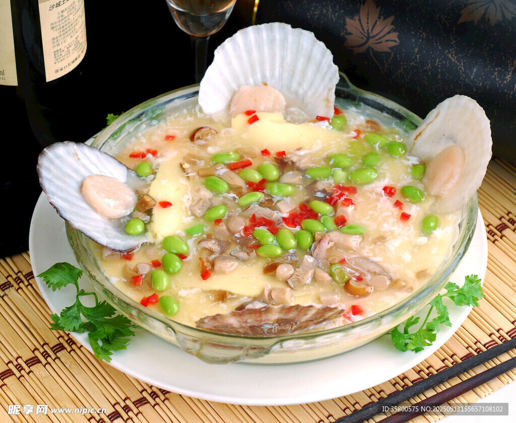 鮮美扇貝豆腐湯