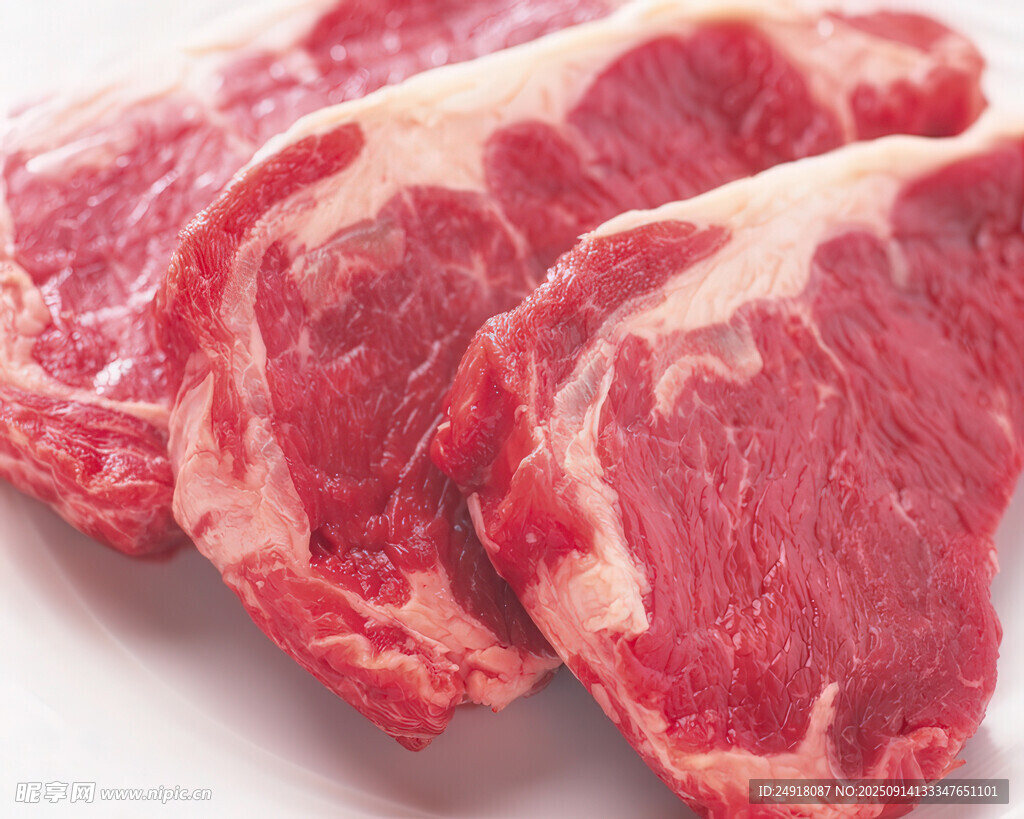新鮮生牛肉切片