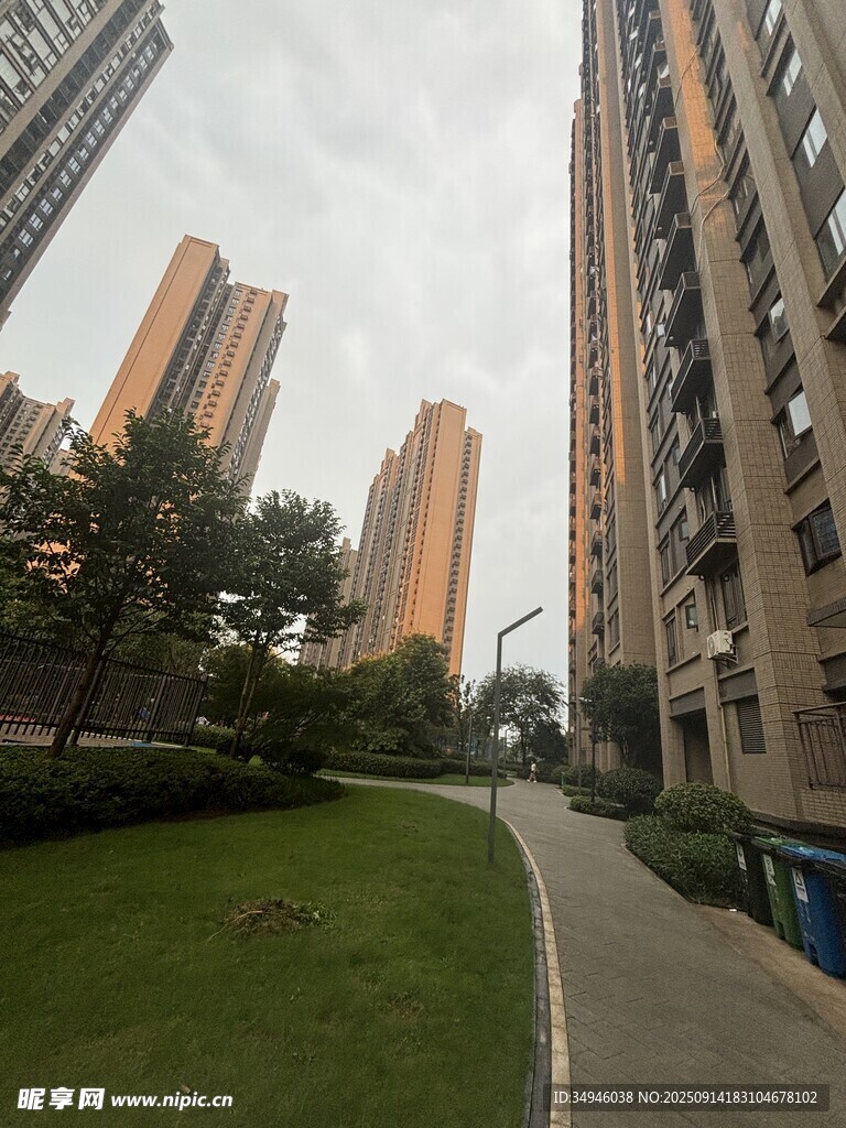 城市住宅區(qū)的綠化景觀