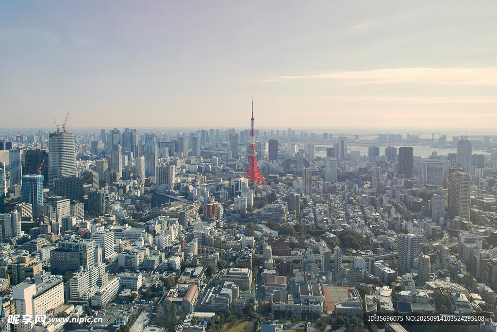 東京城市全景俯瞰