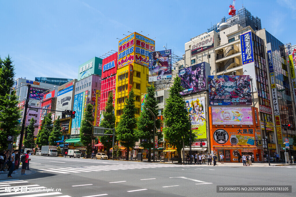東京多彩繁華街景