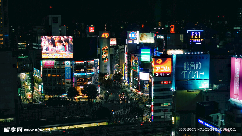 都市璀璨夜景