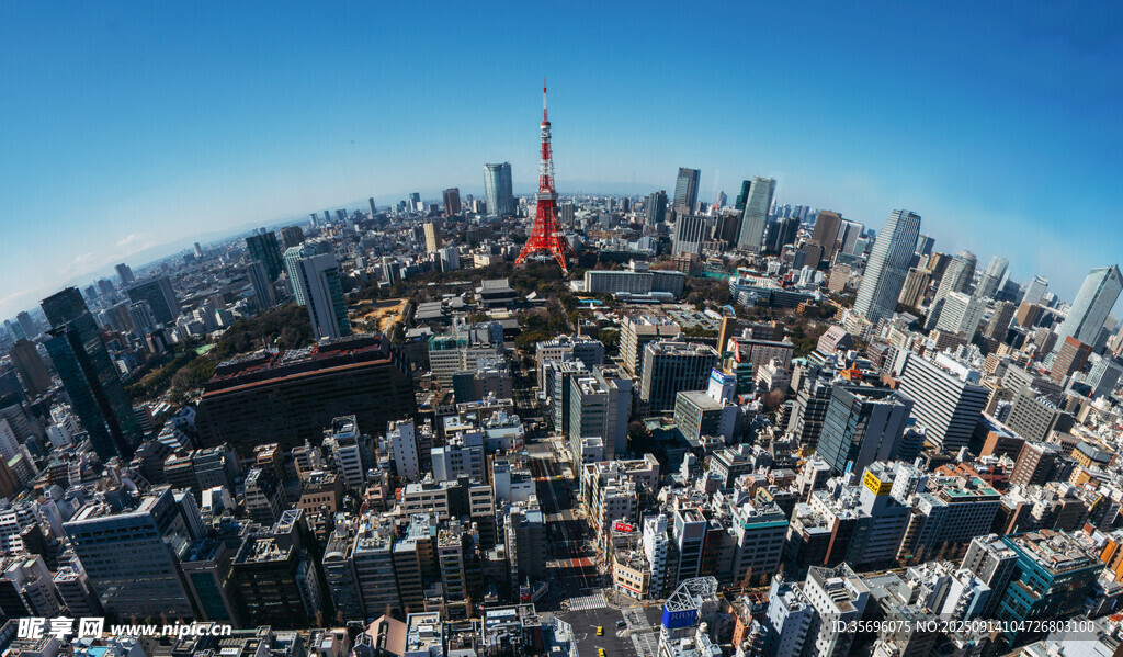 東京城市全景俯瞰