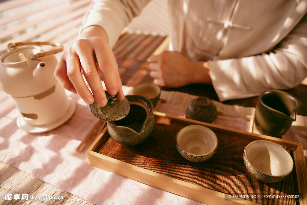 優(yōu)雅中式茶藝場景展示