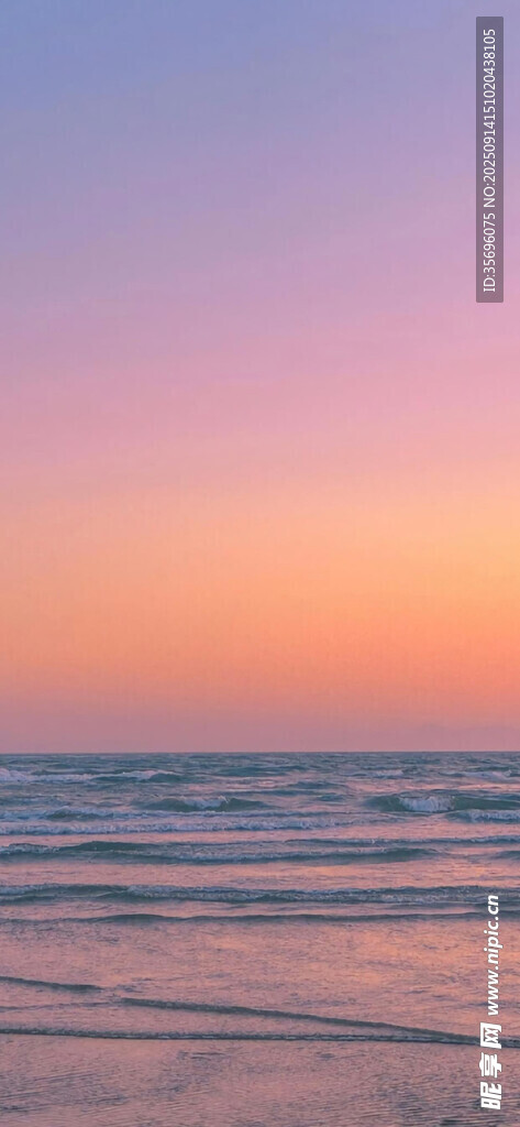 海邊絕美日落景色