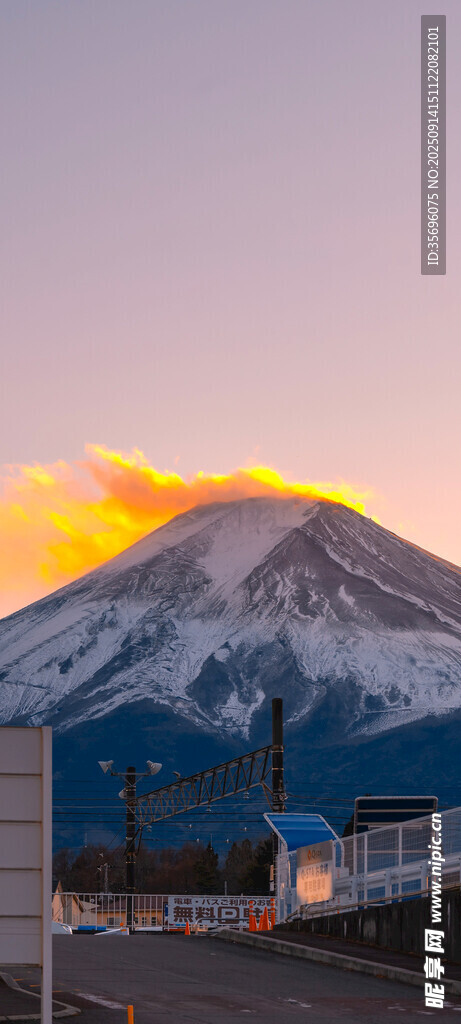 富士山日出美景