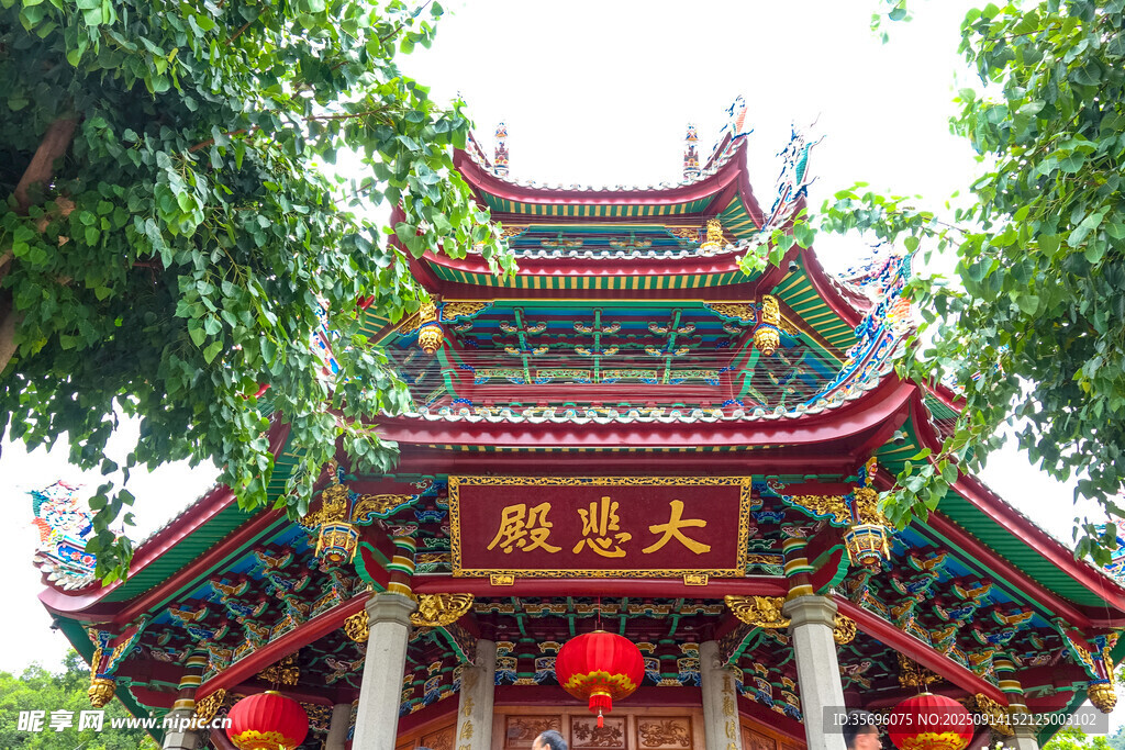 廈門南普陀寺寺廟大悲殿