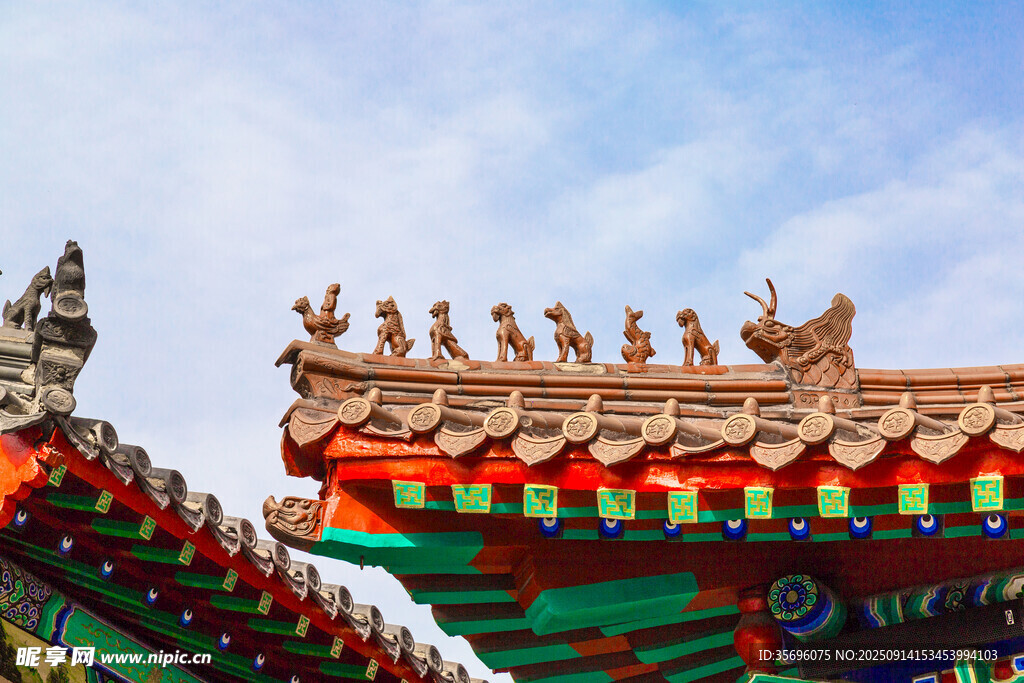 濟南魯班祠建筑飛檐