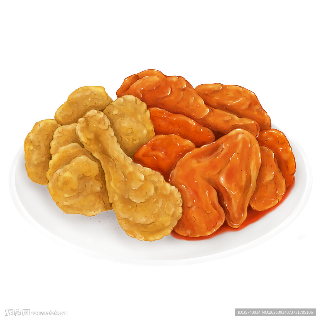 美味炸雞腿與雞翅