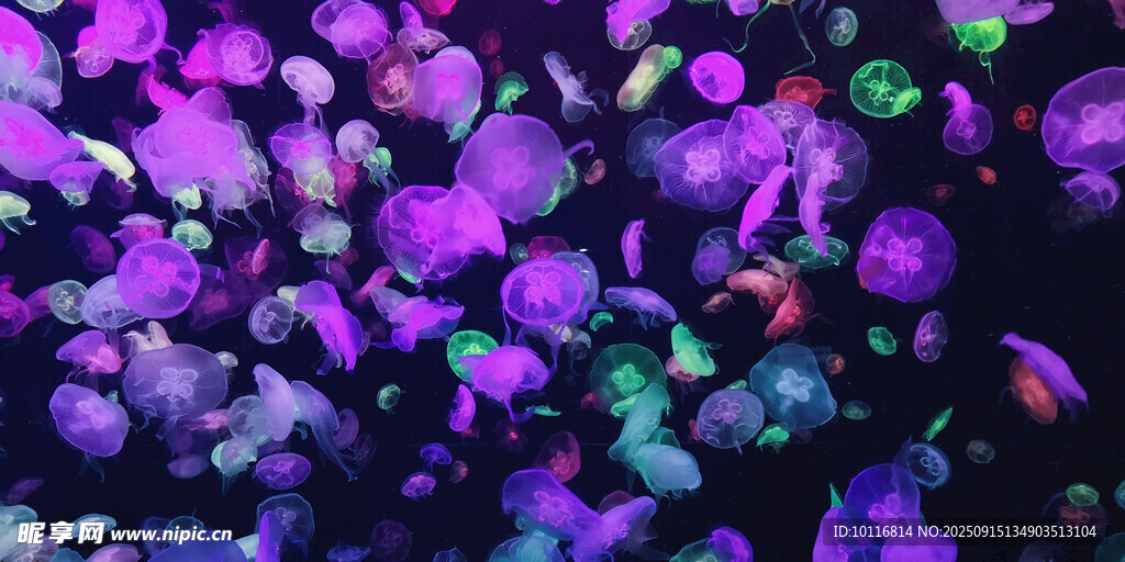 紫色水母