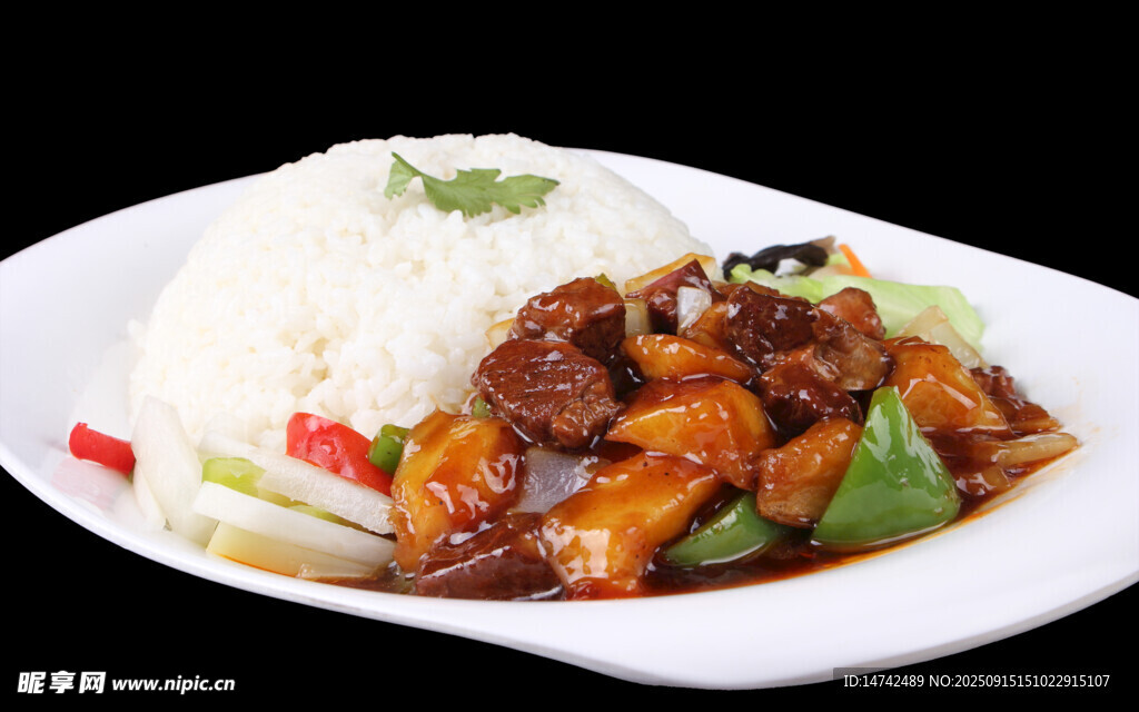 牛肉燒土豆蓋澆飯