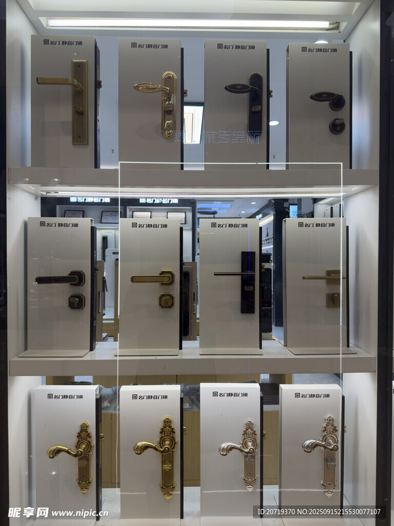 多樣門鎖展示