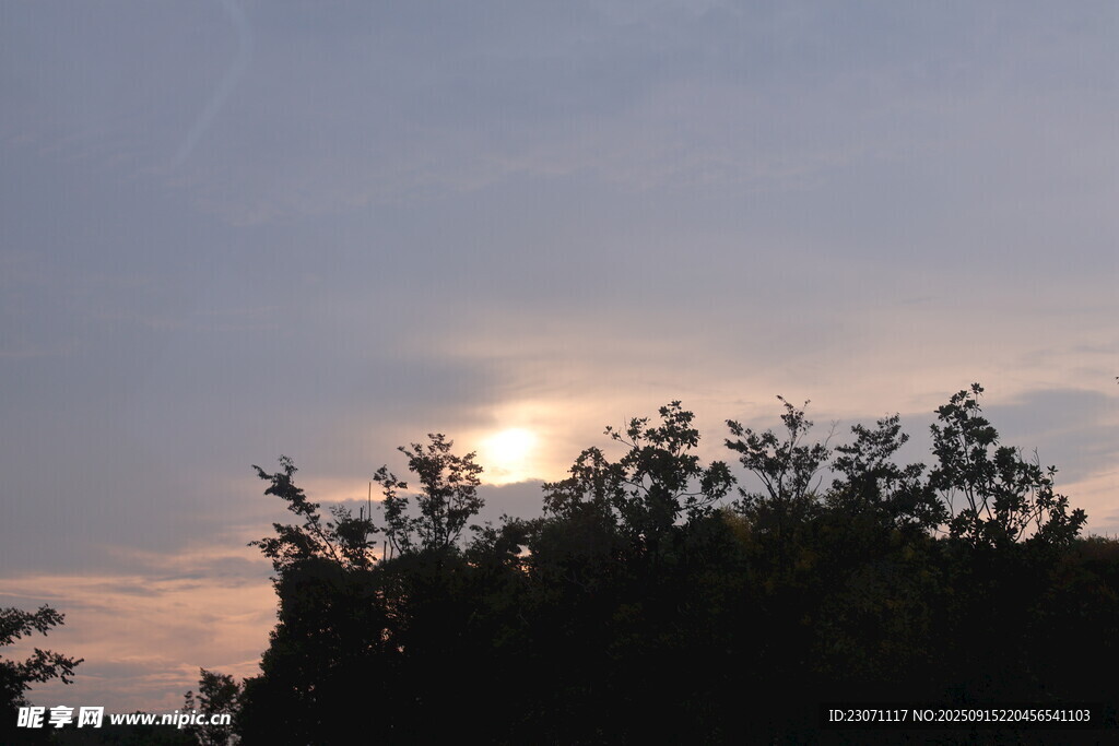 夕陽日落
