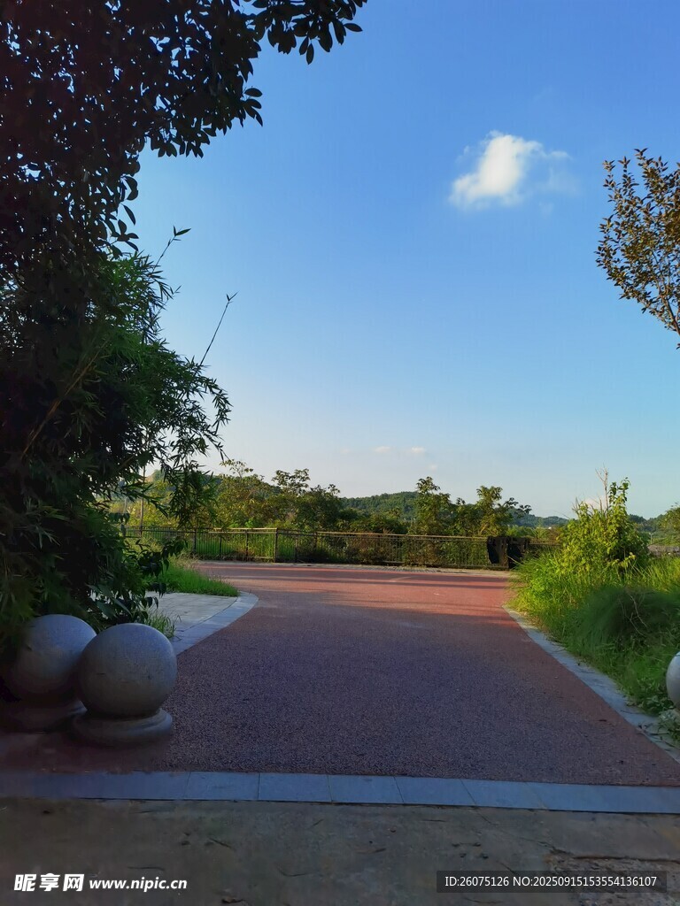 鄉(xiāng)村小道的自然美景