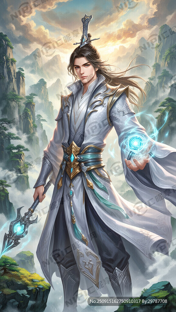 神啟大陸  修仙 美男子 