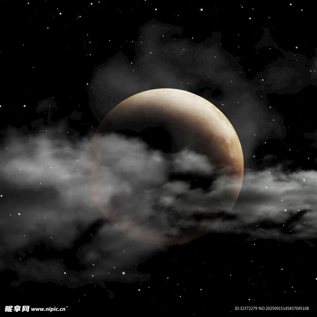 云霧環(huán)繞的神秘星球