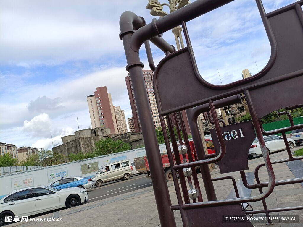 戶外健身器材與城市景觀
