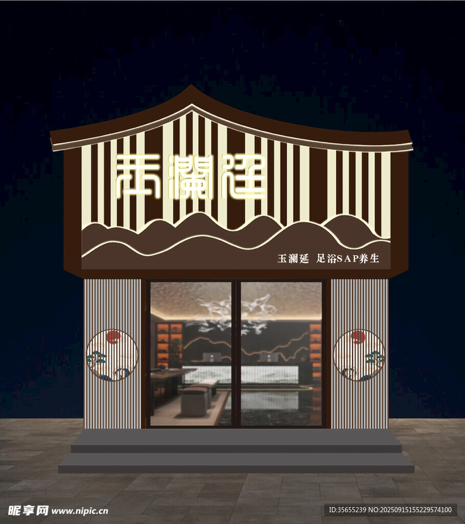 店鋪外觀效果圖設(shè)計(jì)