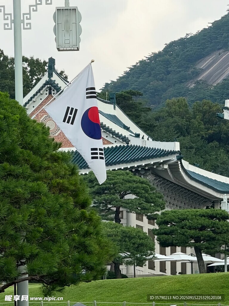 韓國青瓦臺建筑風景
