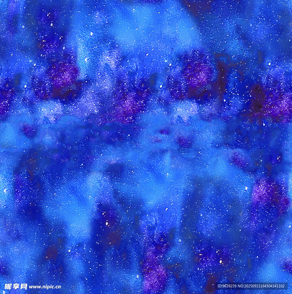 夢幻藍紫星空紋理背景
