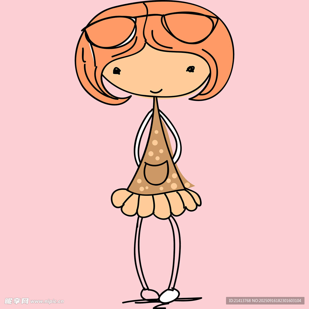 紅發(fā)女孩挎包