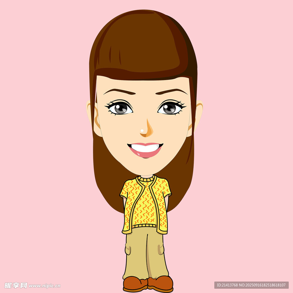 卡通女孩