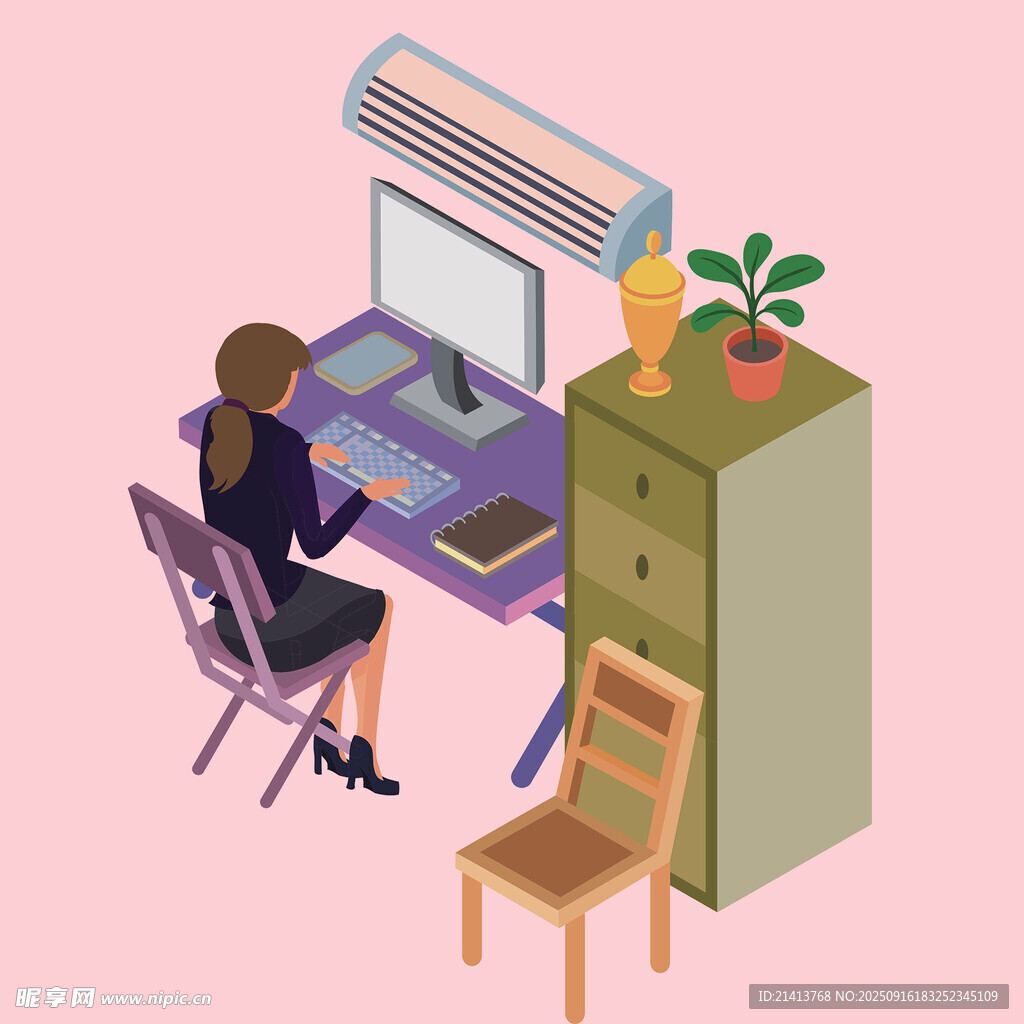 辦公女性