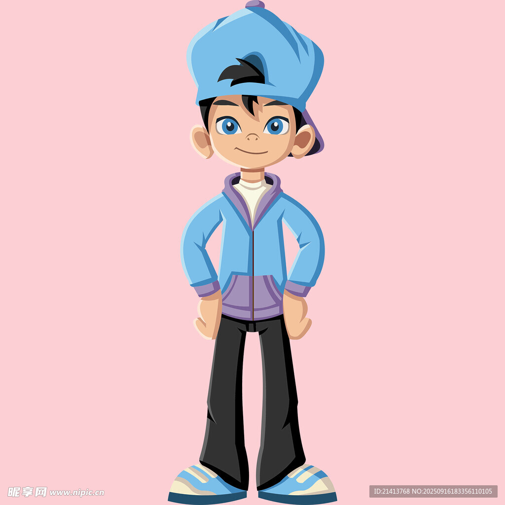 卡通男孩