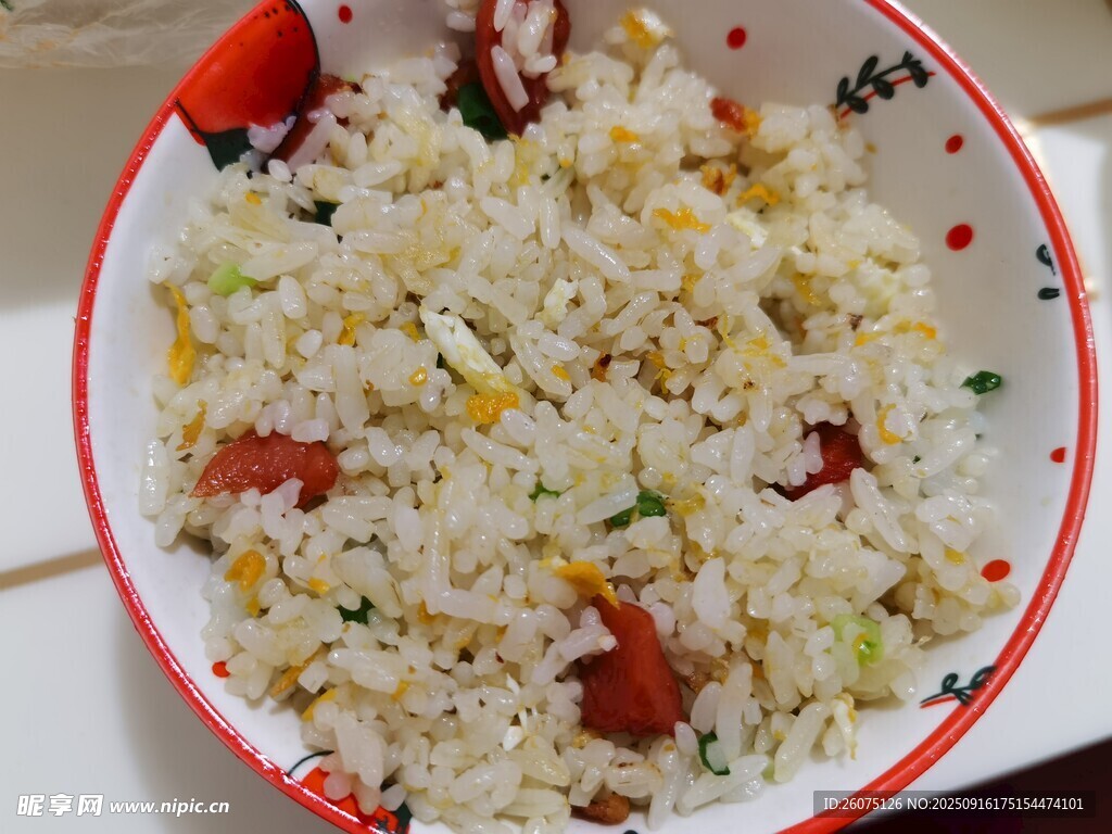 美味可口的家常蛋炒飯