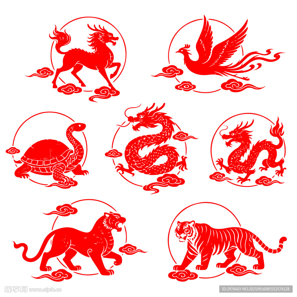 傳統(tǒng)吉祥瑞獸圖案